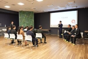 内定式の様子