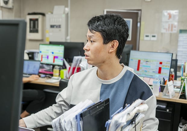 業務管理部の仕事写真